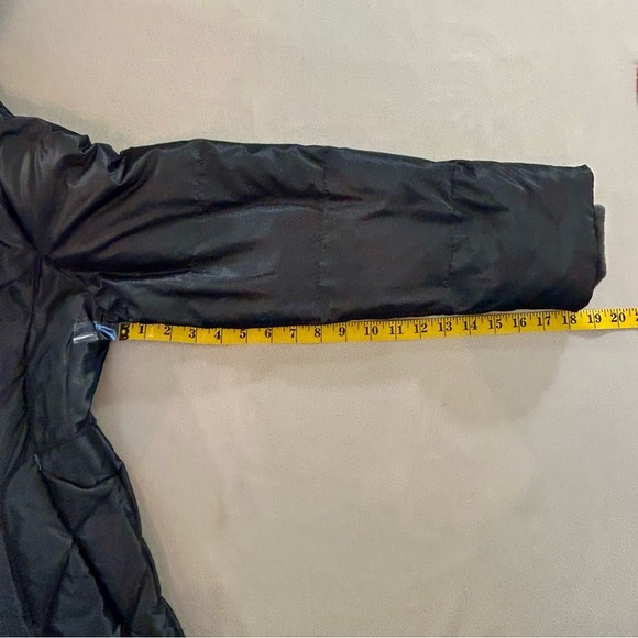 1 Madison Limited Collection Charcoal Gray Coat Fox Fur Trimmed Hood Size Large - Picture 10 of 10